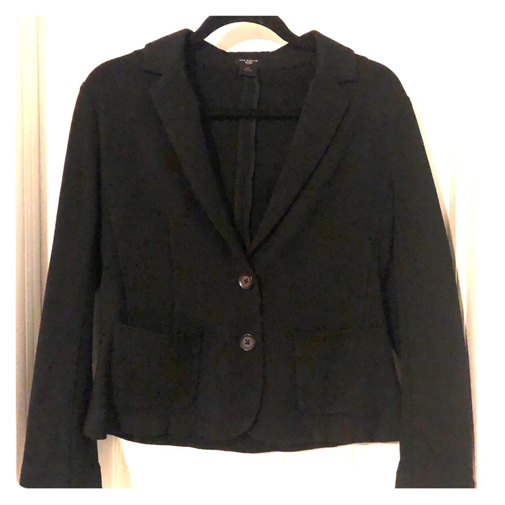 Ann Taylor Black Blazer/Jacket 12P